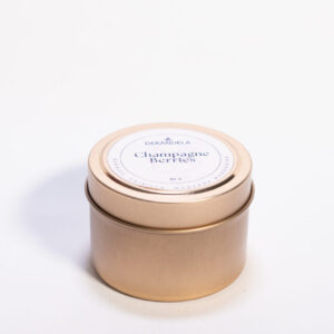 Vela lata Rosa Champagne Berries